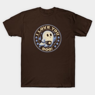 I Love You Boo Funny Ghost by Tobe Fonseca T-Shirt